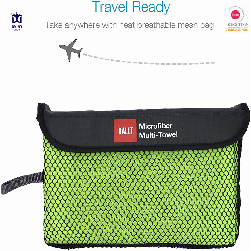 Super fiber absorbent outdoor sports towels and bath towels